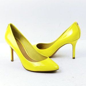 Coach Women's Yellow 3" Stiletto Heels Size 7.5B (Posh364)
